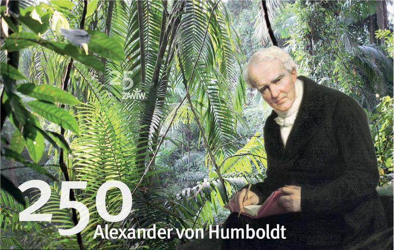 Alexander von Humboldt blickt vom Programmheft der diesjährigen Herbstakademie