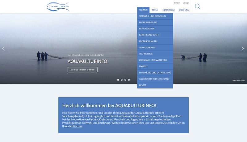 Die „Enzyklopädie“ zum Thema Aquakultur wurde 2014 vom IGB entwickelt – und wartet nun im frischen Gewand auf neue, interessierte Besucherinnen und Besucher.