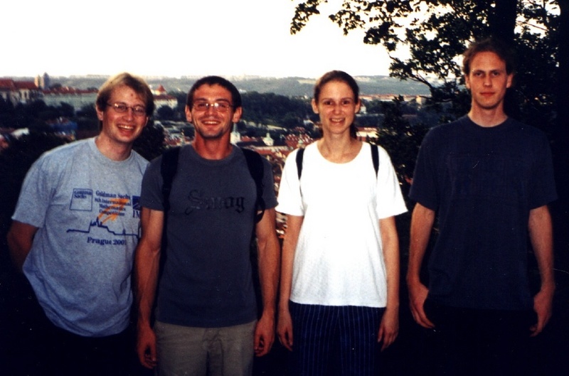 Erfolgreich in Prag (v.l.nr.): Armin Holschbach, Igor Ronkine, Eva Mierendorff und Torsten Schöneborn.