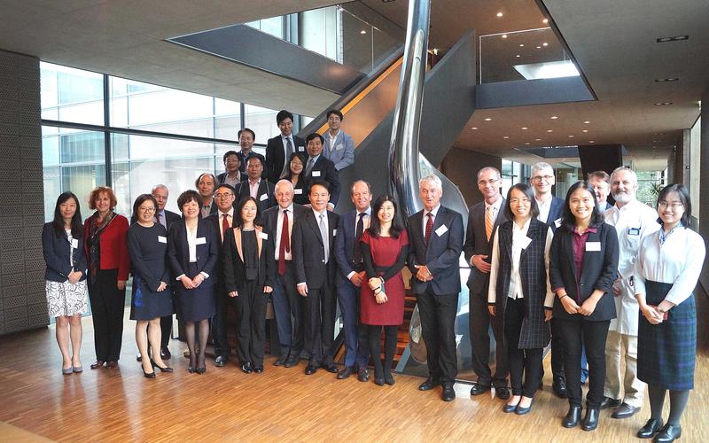 Chinesische Delegation an der Universität Ulm