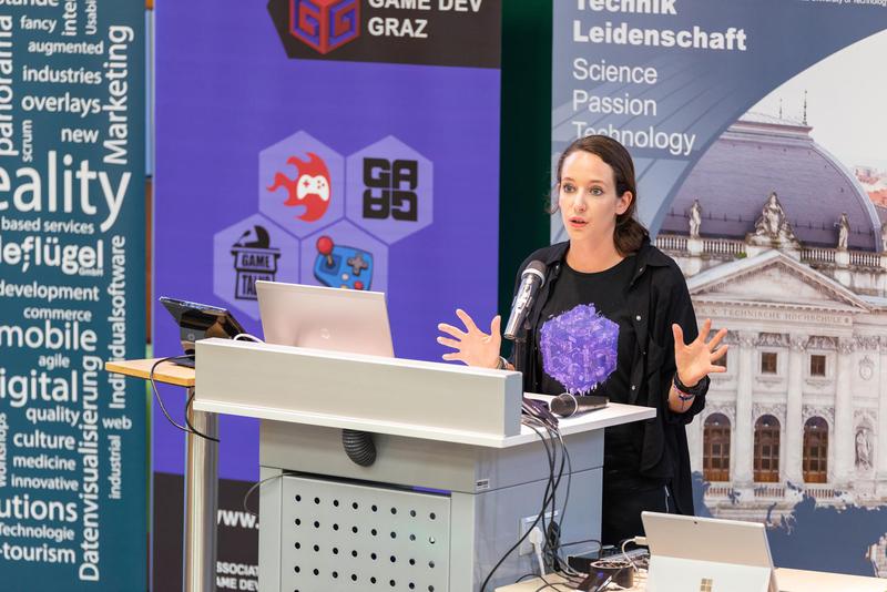 Für die 4. Auflage der Game Dev Days Graz hat Organisatorin und TU Graz-Forscherin Johanna Pirker wieder zahlreiche hochkarätige Vortragende nach Graz holen können