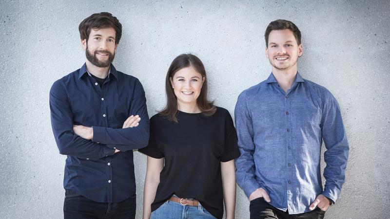 Fabian Taigel, Dr. Sarah Mehringer und Jan Meller (v.l.) sind das Team hinter dem Gründungsprojekt Level3.