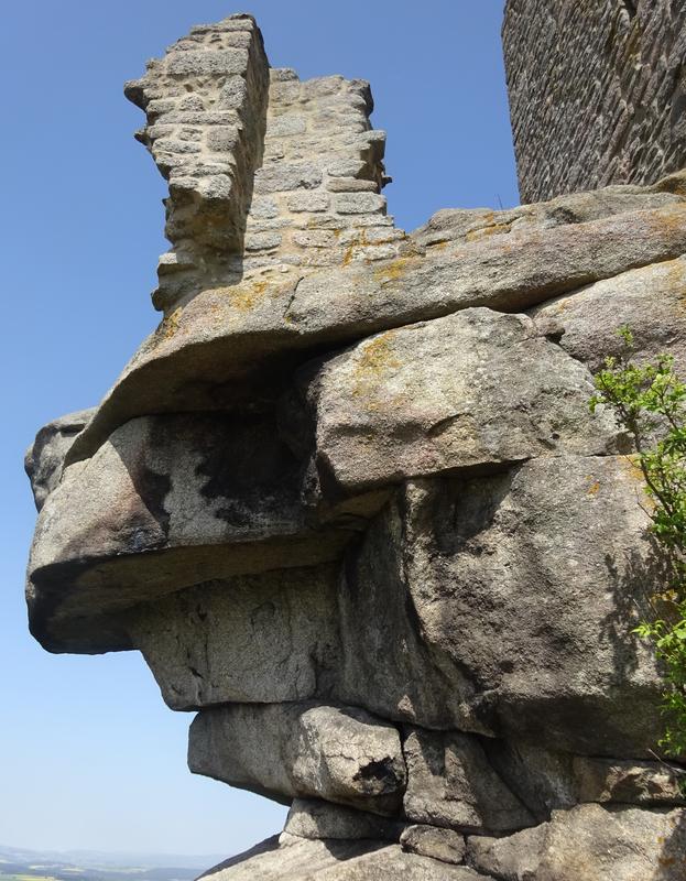 Schlossberg Flossenbürg, Granitfelsen in der Oberpfalz