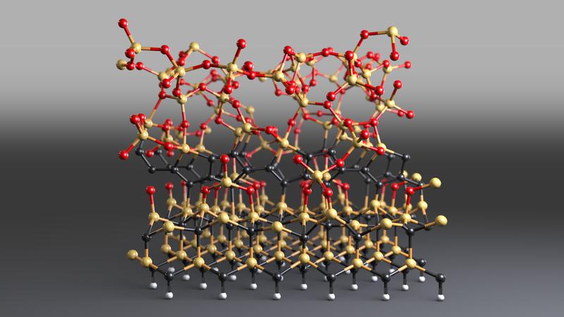 An der Grenzfläche zwischen dem Siliziumdioxid und Siliziumkarbid entstehen unregelmässige Ansammlungen von Kohlenstoffringen, welche die elektronische Funktion einschränken.