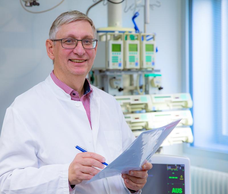 Mit dem Balzan Preis 2019 geehrt: Professor Welte auf einer MHH-Intensivstation.