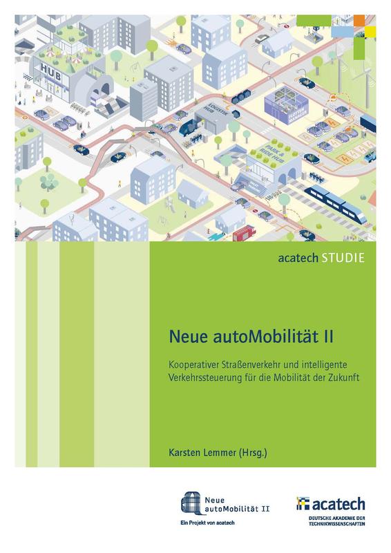 Cover acatech STUDIE "Neue autoMobilität II"