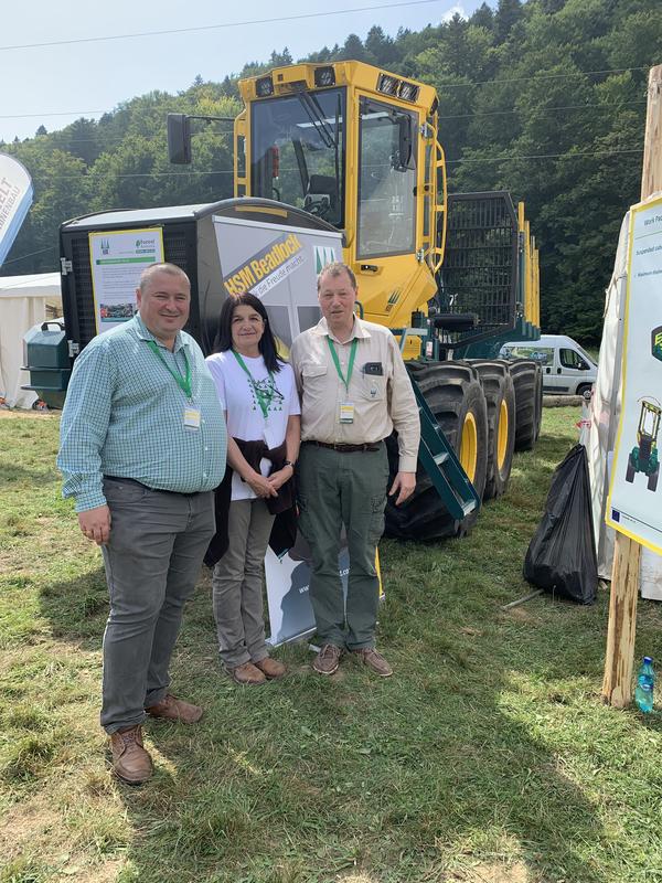 Coordinator HSM and partner UTBV at the Forest Romania Fair