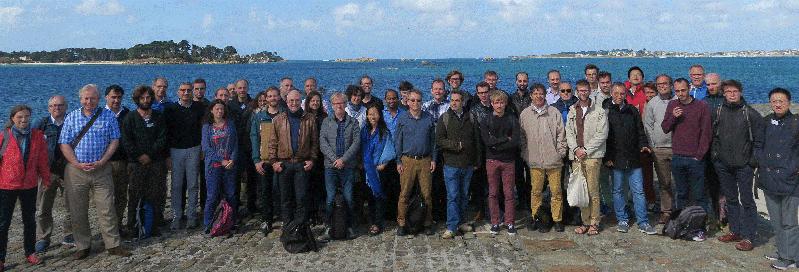 The participants of the first French-German Wilhelm and Else Heraeus seminar in Roscoff, France