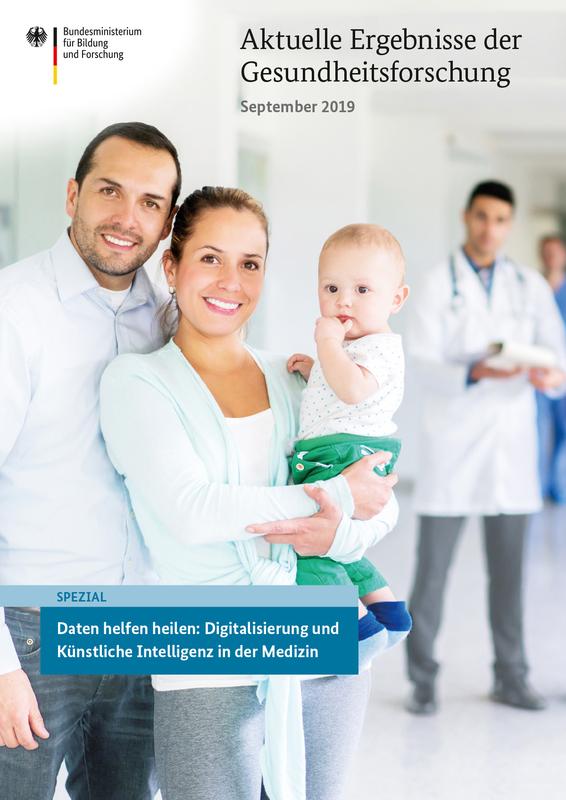 Die Newsletter-Sonderausgabe "Aktuelle Ergebnisse der Gesundheitsforschung" stellt Projekte zur Digitalisierung und dem Einsatz von KI in der Gesundheitsforschung vor.