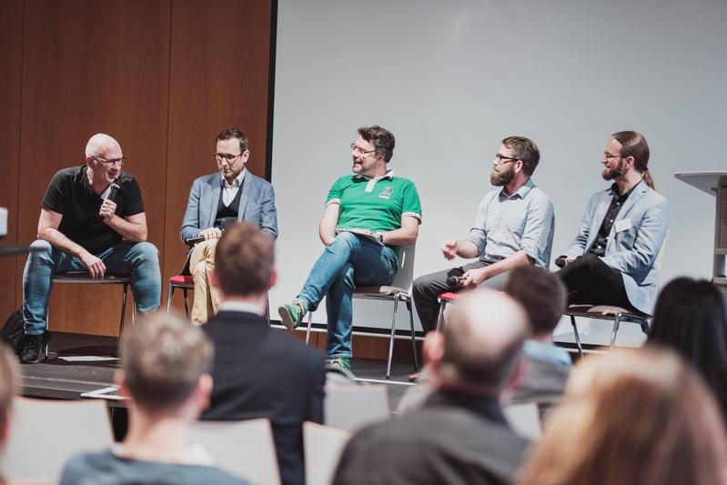 Diskussionrunde beim Ideenwald Crowdforum 2018