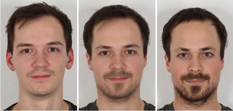 Illustration eines Face-Morphing-Angriffs.
