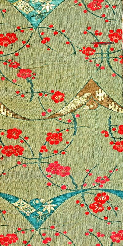 Historisches Gewebe aus der japanischen Edo-Zeit (17.-19.Jh.)