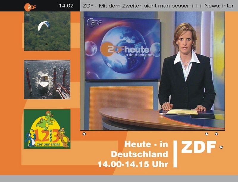 Das neue Fernseh-Portal wurde von IMK-Forschern mit gestaltet. Es führt den Zuschauer durch die digitale Fernsehwelt des ZDF. ©ZDF/Fraunhofer IMK