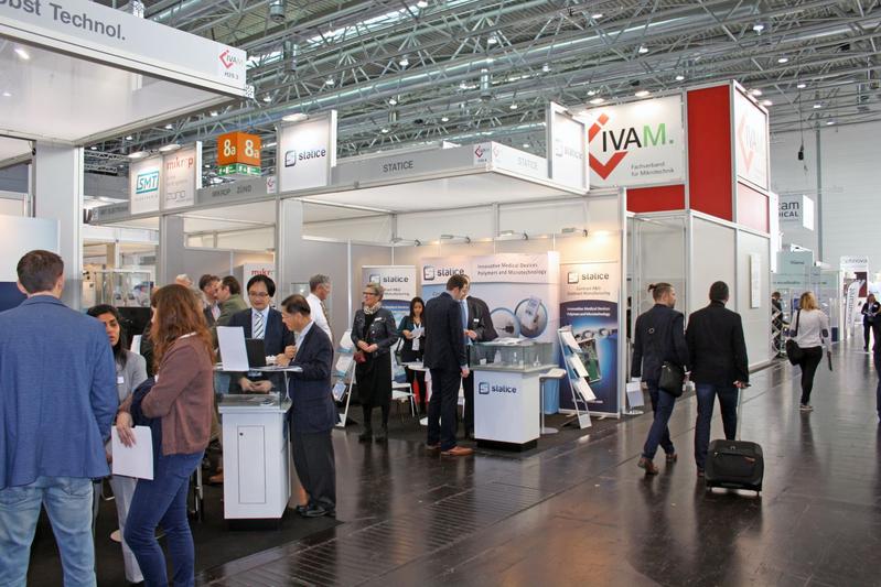 International companies and research institutes from all over the world exhibit at the 700 m² sized joint pavilion of IVAM.