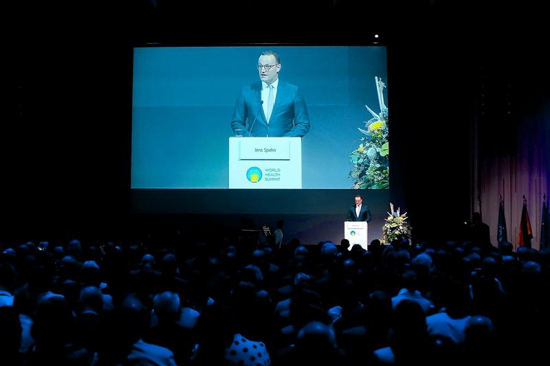 Der deutsche Gesundheitsminister Jens Spahn beim World Health Summit 2018