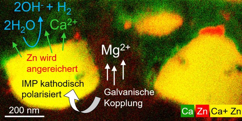 Mithilfe modernster Technik konnten ETH-​Forschende einen bisher nicht dokumentierten Entlegierungsmechanismus in Magnesiumlegierungen beobachten.