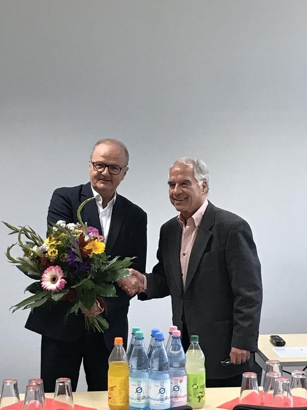 Prof. Dr. Franz-Michael Binninger und Prof. Dr. Jochen Zinner (v.l.)