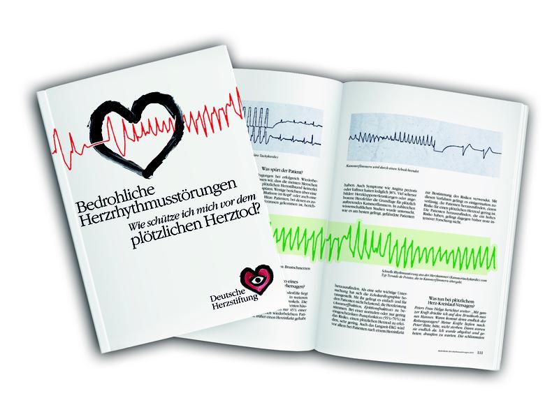 Der neue Experten-Ratgeber zum Herzwochen-Themenschwerpunkt "Bedrohliche Herzrhythmusstörungen: Wie schütze ich mich vor dem plötzlichen Herztod?"