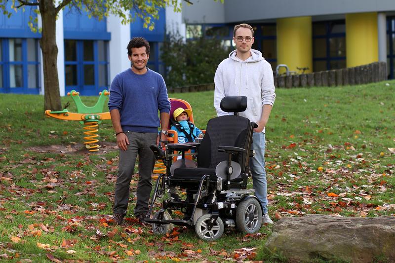 Michael Weber (left) and Johannes Imhoff will present the technology at the fair. 