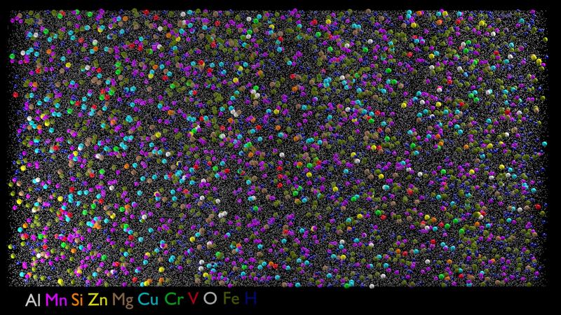 Atomsondentomografie einer recycelten Legierung