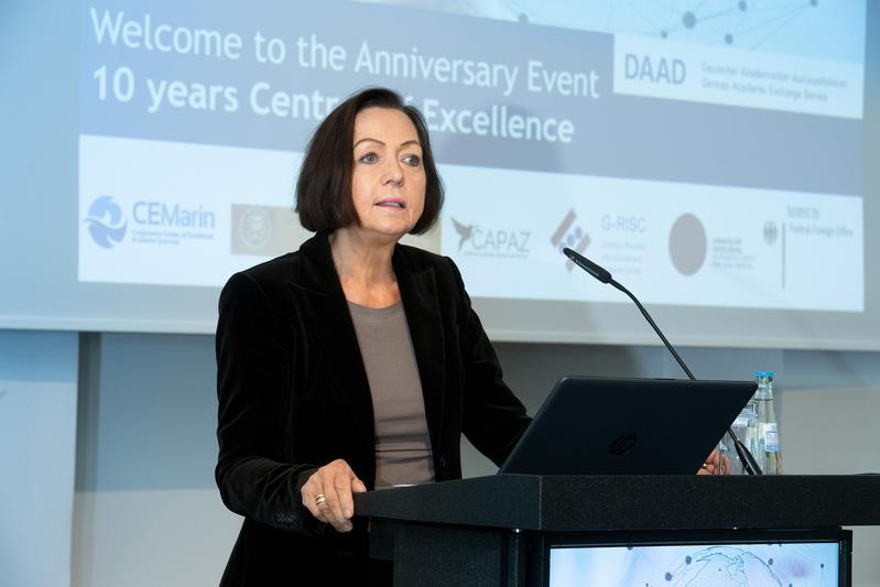 Prof. Dr. Margret Wintermantel beim Festakt zu "10 years Centres of Excellence"