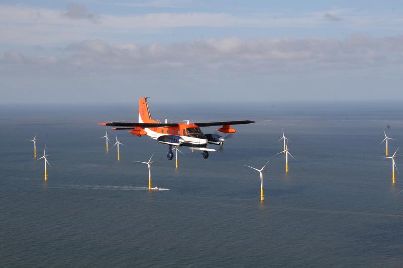 Forschungsflugzeug in geringer Flughöhe liefert hochaufgelöste meteorologische Daten