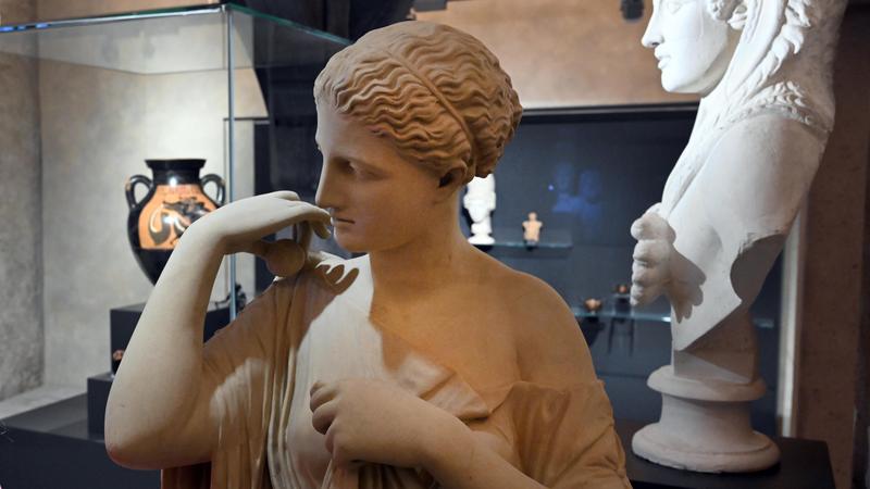 Die Skulptur der griechischen Göttin Artemis gehört ebenfalls zu den Schätzen, die in der Sonderausstellung "Kinder! Der Olymp ruft!" ab 13.11.2019 in Jena gezeigt werden.