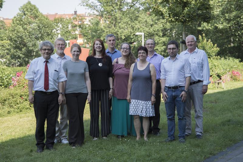 Gutachtergruppe bei der zweiten Begehung am 26. Juni 2019 am Campus Görlitz