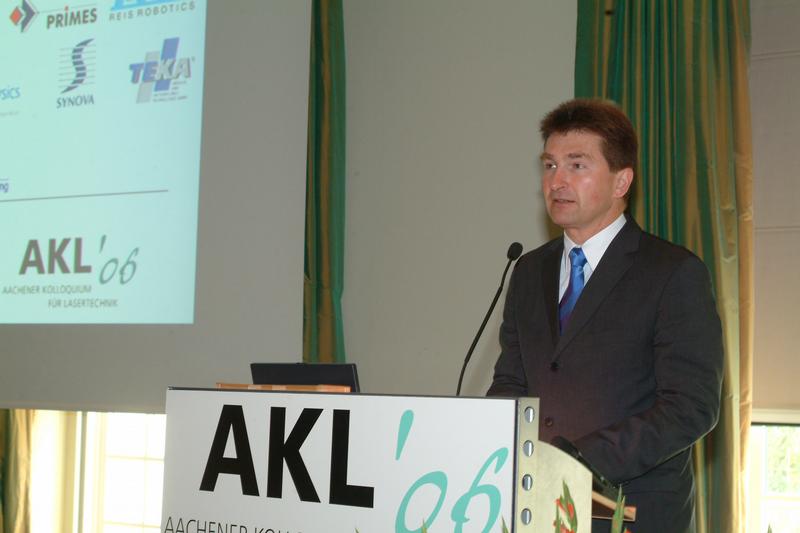 Grussworte von Prof. Andreas Pinkwart, Minister für Innovation, Wissenschaft, Forschung und Technologie des Landes NRW , auf dem  AKL06 am 04.05.06 im Eurogress Aachen