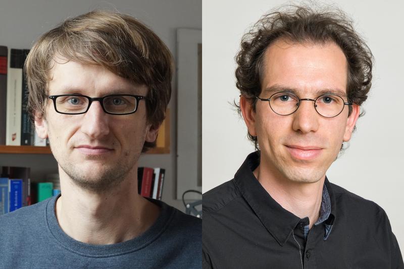 Dr. Moritz Florin, Lehrstuhl für Neuere und Neueste Geschichte mit dem Schwerpunkt der Geschichte Osteuropas der FAU, und Dr. Johannes Dafinger, Universität Klagenfurt. 