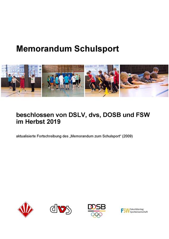 Cover Memorandum Schulsport