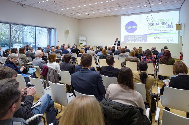 Blick in das Auditorium des Nationalen Digital Health Symposiums 2019.