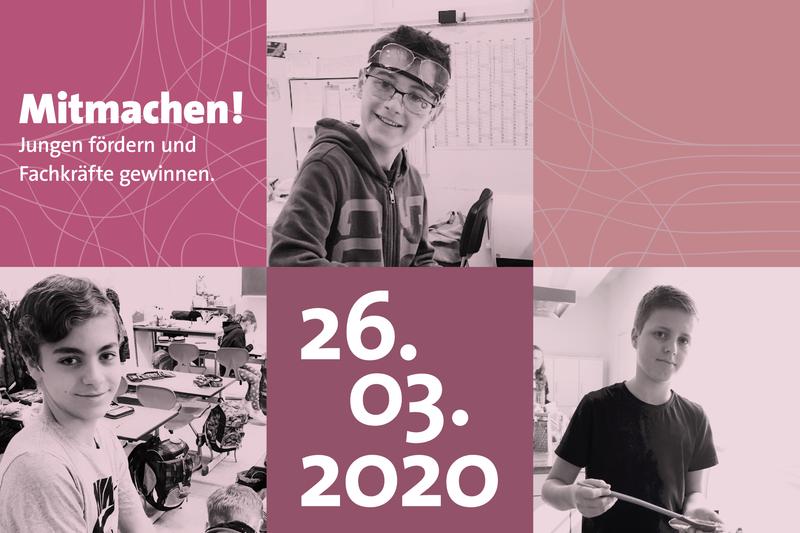 Aufruf zum Boys'Day - Jungen-Zukunftstag 2020