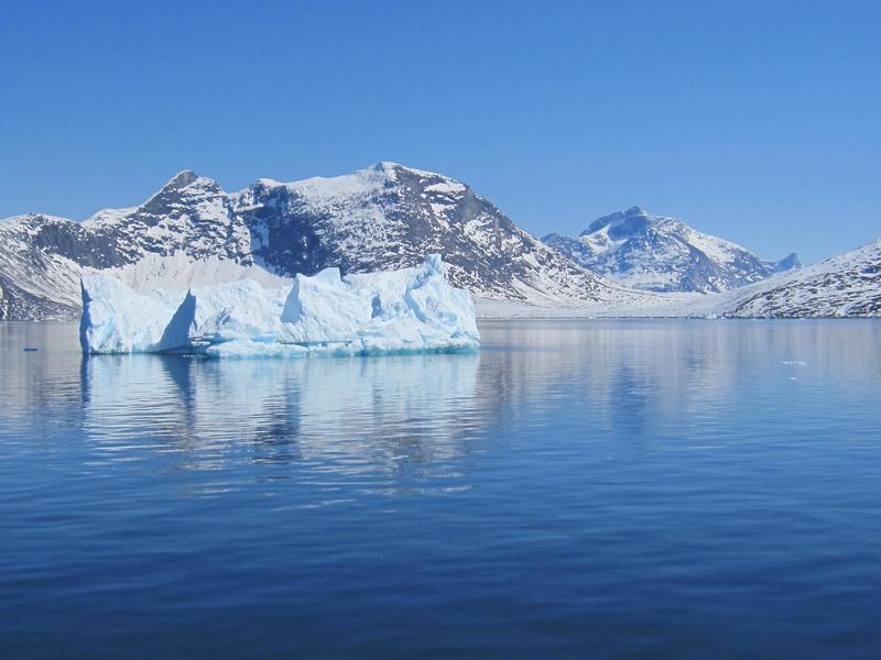 Eisberge im Südwesten Grönlands. 