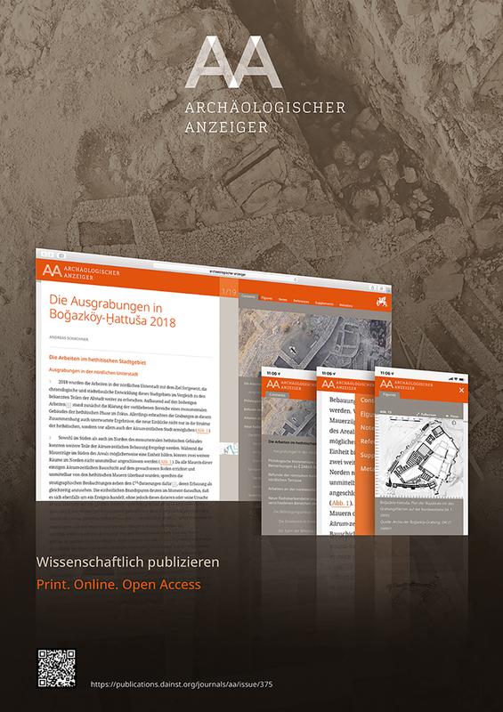 Der traditionsreiche Archäologische Anzeiger ab sofort im DAI-Journal-Viewer