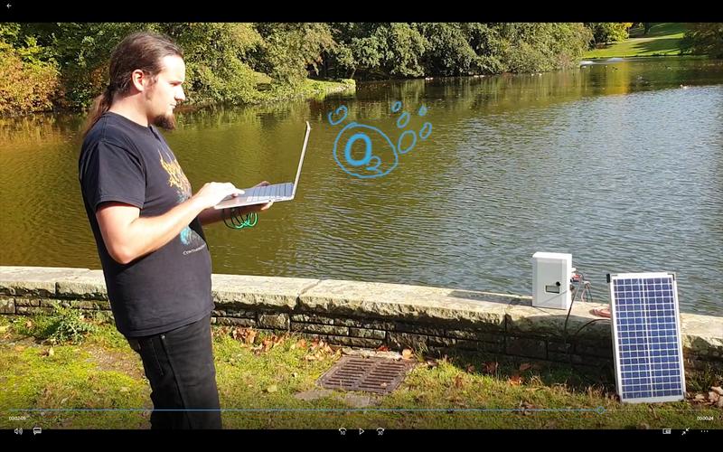 Vom Brainstorming bis zur smarten Lösung am Stadtparkteich: Ihr Projekt „Smart Lake“ stellen die THGA-Wissenschaftler auch in einem Video vor.