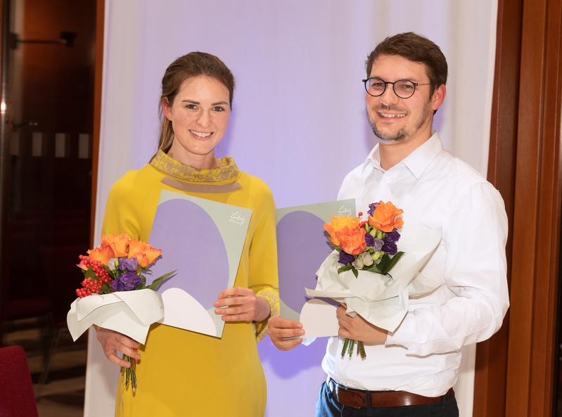 Promotionspreis 2019 der Leibniz-Gemeinschaft: Dr. Catrin Ciemer (Leibniz-PIK) und Dr. Felix Haaß (Leibniz-GIGA )