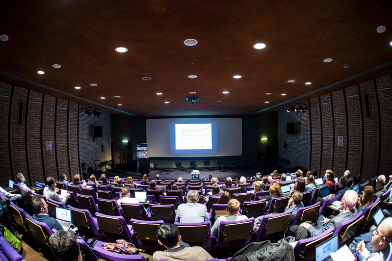 80 Vertreterinnen und Vertreter der EuroSea-Partner treffen sich am RBINS in Brüssel. 