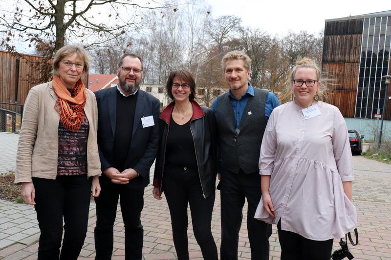 Team Biosphere Reserves Institute v.l.n.r. Prof. Dr. Vera Luthardt, Prof. Dr. Pierre Ibisch, Katja Arzt, Uli Gräbener und Jenny Hammerich