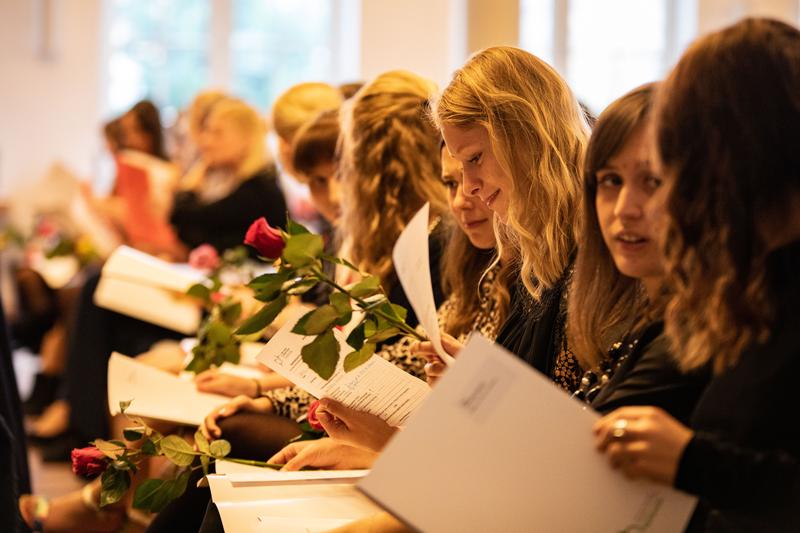 Lehramtsabsolventinnen der Pädagogischen Hochschule Karlsruhe