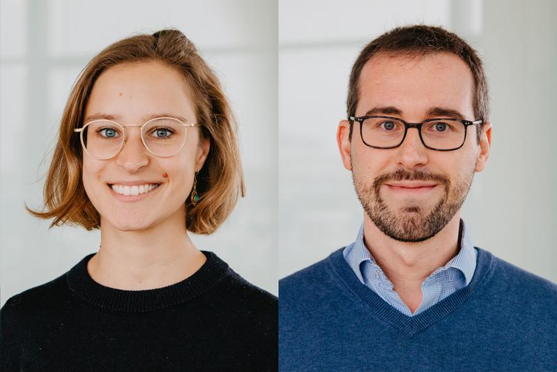 Die Freiburger Forschenden Julia Gurol (links) und Ingo Henneberg vom Seminar für Wissenschaftliche Politik der Universität Freiburg sind mit dem Landeslehrpreis 2019 ausgezeichnet worden.