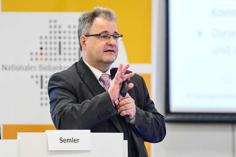 Sebastian C. Semler, Geschäftsführer der TMF e. V.,  eröffnete die Veranstaltung am 4. Dezember 2019 in Berlin 