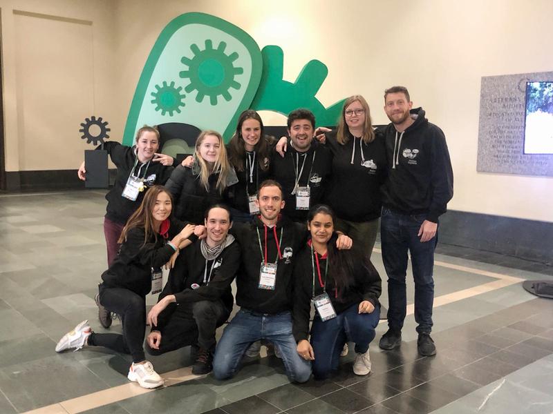 TU Dresden team at the iGEM Giant Jamboree in Boston