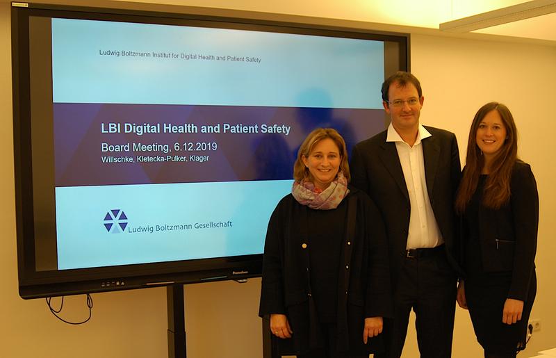 Harald Willschke und Maria Kletecka-Pulker übernehmen die wissenschaftliche Leitung und Elisabeth Klager die administrative Leitung des neuen LBI Digital Health and Patient Safety in Wien. 