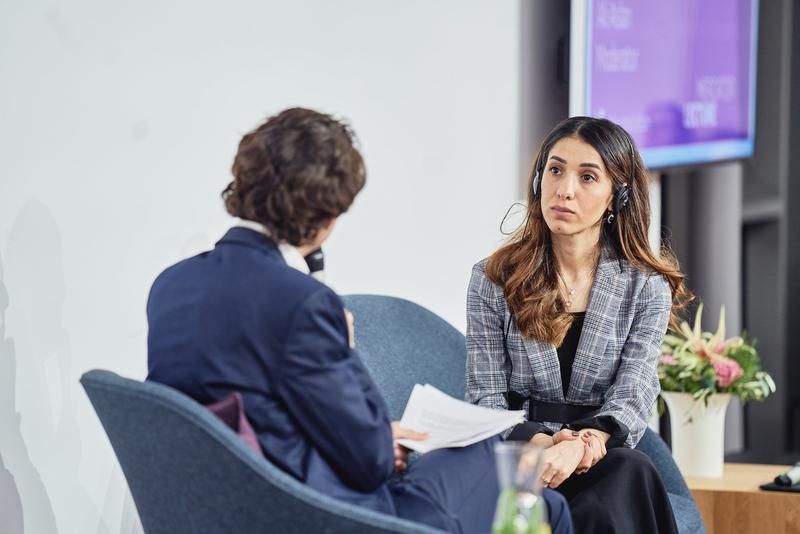 Nadia Murad im Gespräch mit Ali Aslan