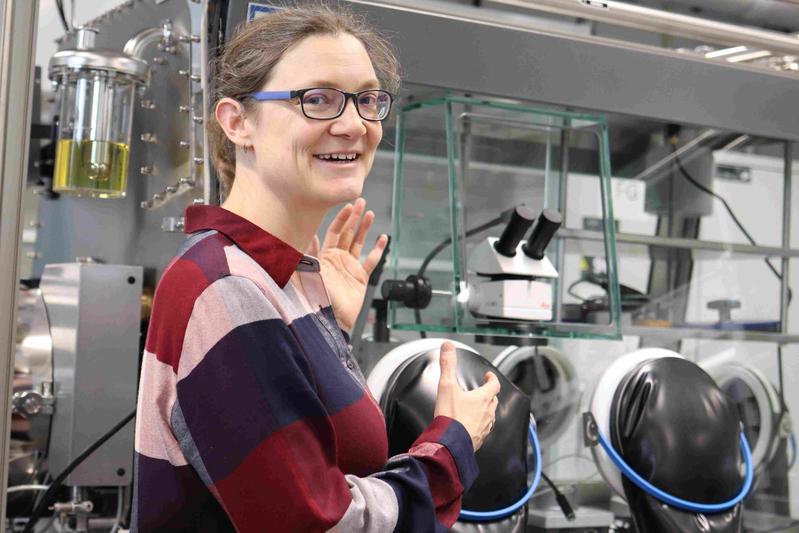 Dr. Gabi Schierning forscht am IFW Dresden an thermoelektrischen Materialien und hat einen ERC Consolidator Grant erhalten, Foto: IFW Dresden