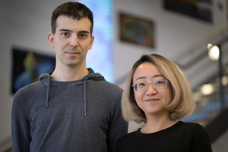 Jennifer Li and Drew Robson, Forschungsgruppenleiter am Max-Planck-Institut für biologische Kybernetik in Tübingen.