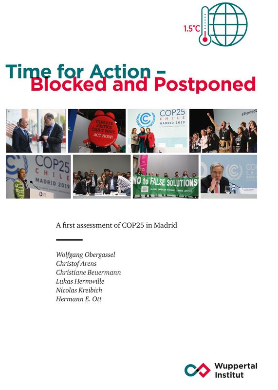 Cover of the analysis report "Time for Action – Blocked and Postponed"