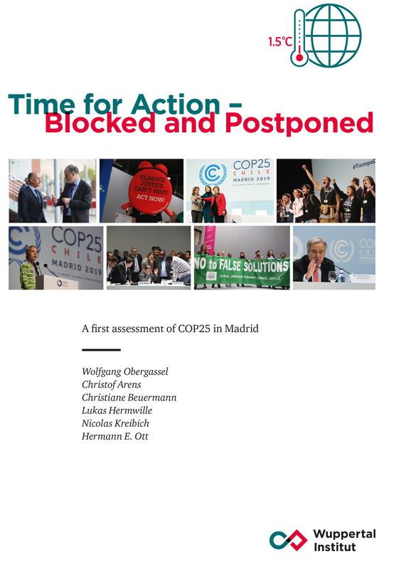 Cover of the analysis report "Time for Action – Blocked and Postponed"
