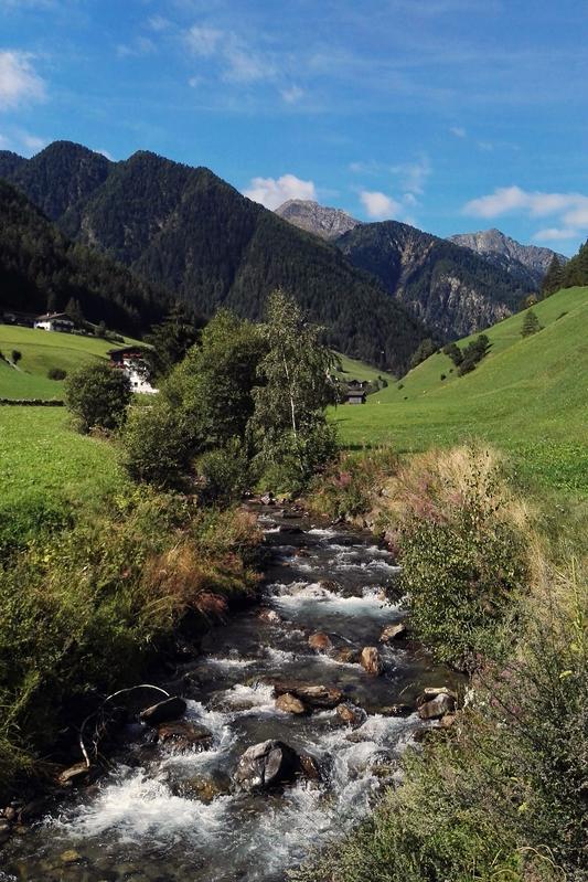 Mountain stream in South Tyrol (Italy)